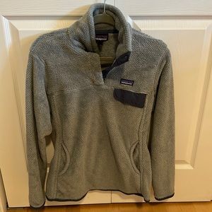 Grey Patagonia Pullover Fleece